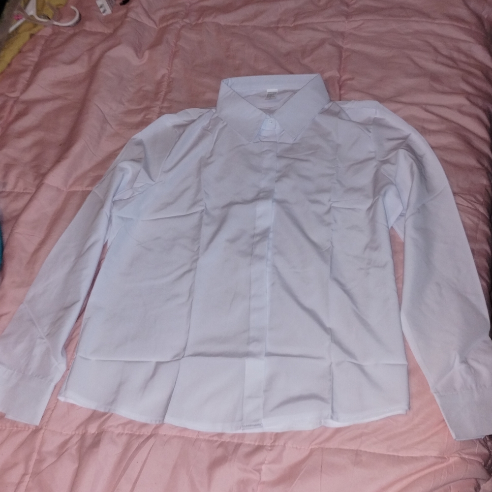 Classic White Women's Blouse